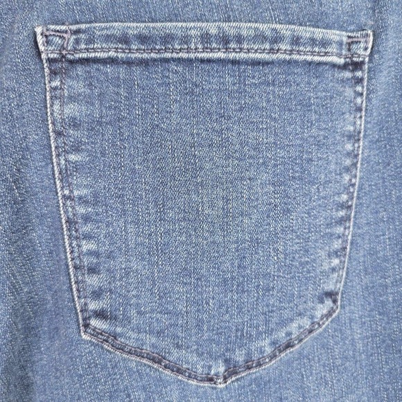 Talbots Jeans Women's Size 12P High-Rise Jegging Crop Medium Wash Stretch Denim - Picture 4 of 10